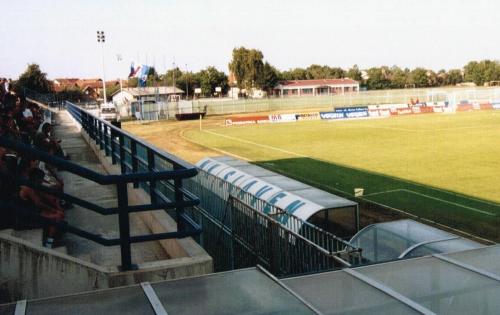 Gradski stadion - Blick von der Tribüne