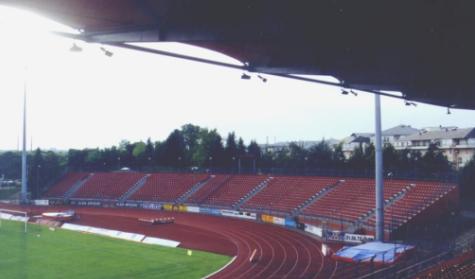 Stade Dominique Duvauchelle - Hintertorbereich