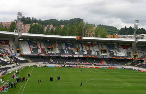 Estádio D. Afonso Henriques Guimarães - Hintertorseite